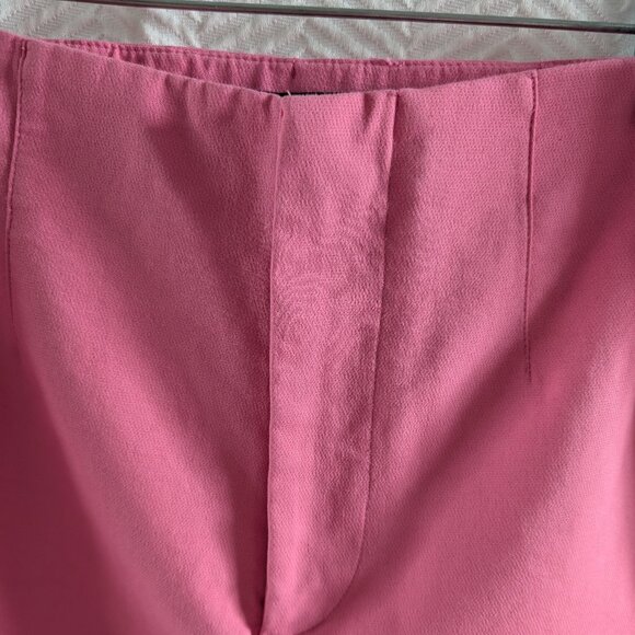 Zara Pink High Rise Shorts Women’s Size Medium Stretch Barbie Summer - Picture 4 of 10